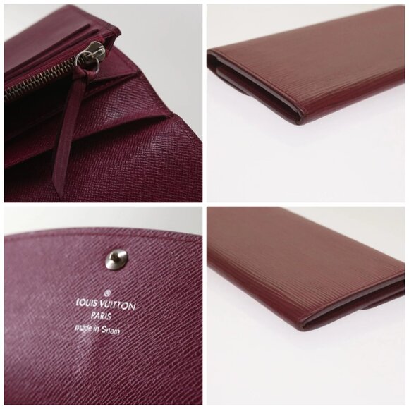 LOUIS VUITTON Epi Portefeuille Emily Long Wallet Fuchsia - Picture 11 of 14